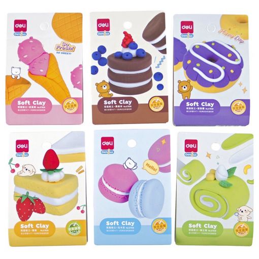 Modelling Clay - Soft Dough (1pc) - Assorted designs - Deli