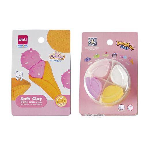 Modelling Clay - Soft Dough (1pc) - Assorted designs - Deli