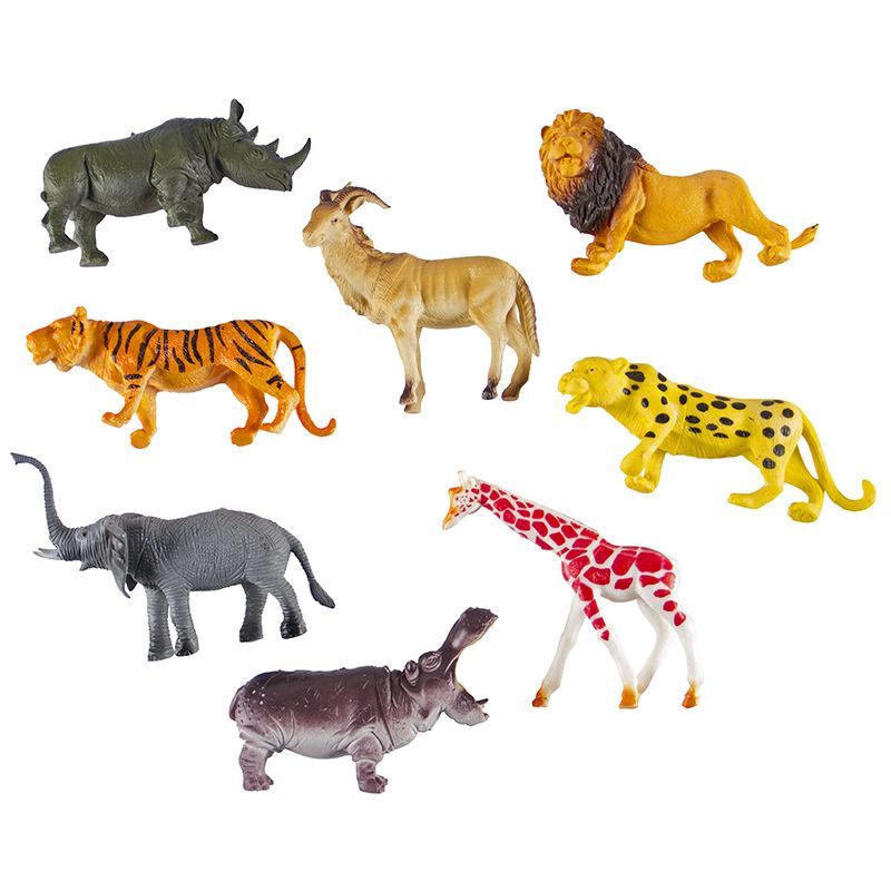 Wild Animals - Large (8pc) - Assorted