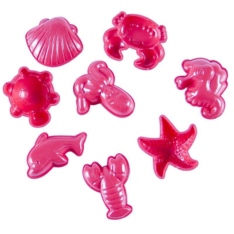 Cotton Sand - Moulds Sea Side - Small (8pc)