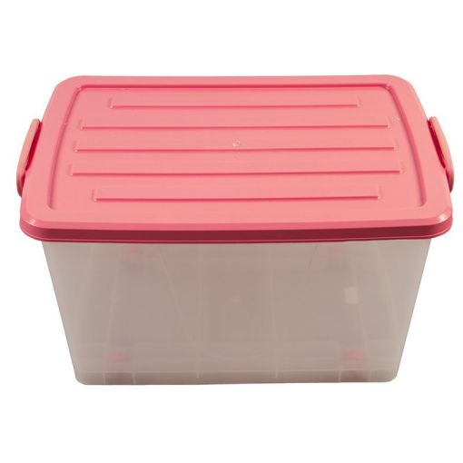 Storage Bin (55L) With Wheels - choose colour