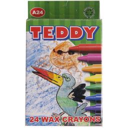 Wax Crayons - 8mm (24pc)...