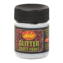 Glitter Craft Paint (250ml In Jar) - choose colour