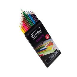 Colour Pencils - Triangular 8mm (12pc) Jumbo - Croxley