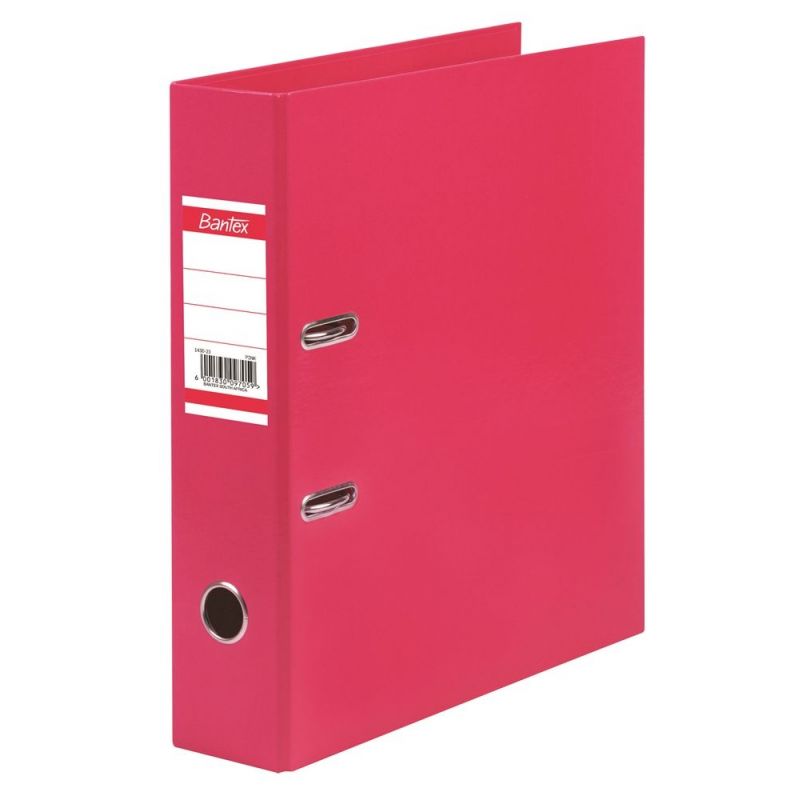 File Lever Arch - 70mm PolyProp Lamination (3yrWarranty) BANTEX - choose colour