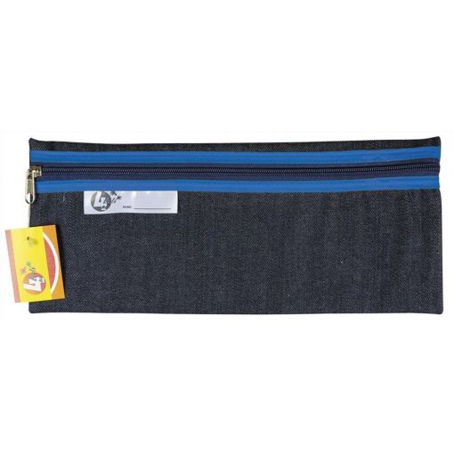 Pencil Bag - 32cm Blue Denim - 4Kids - choose colour