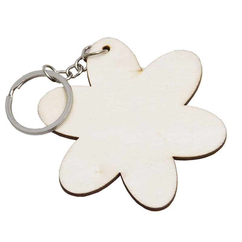 Keyring - Wooden (10pc) - choose design