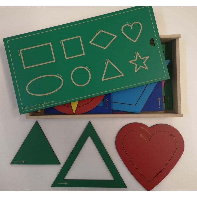 Geometric Shapes In Box (Shapeboard + 8 Shapes)