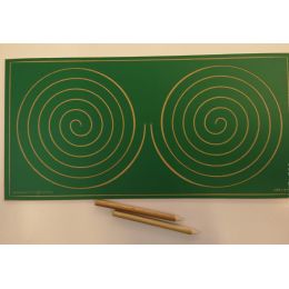 Doodle Board Double Spiral A
