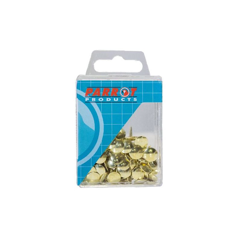 Thumbtacks Gold / Drawing Pins Brass (100pc)