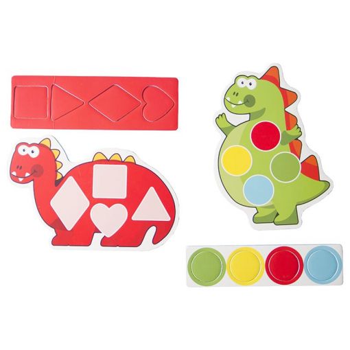 Colorful Dinosaurs - Matching Game (20pc)