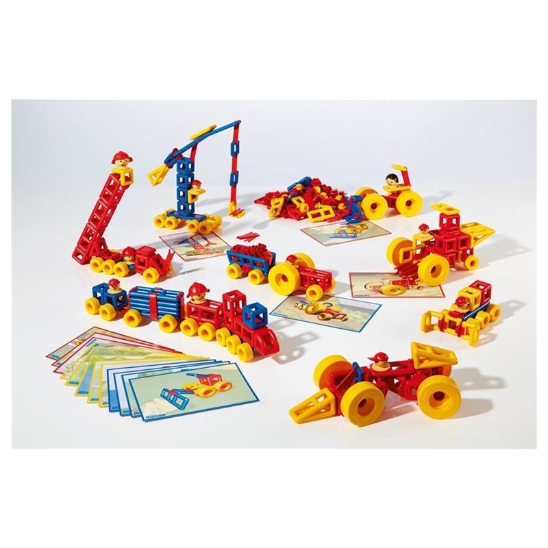 Ditac Plastificante Mobilo 102 KINDERGARTEN GROUPSET: Set Di Costruzione Per Scuola Materna Con Ruote Grandi
