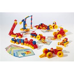 Mobilo - Mobilo - Construction Set II - (424pc) & 16 Cards -  XL kindergarten set