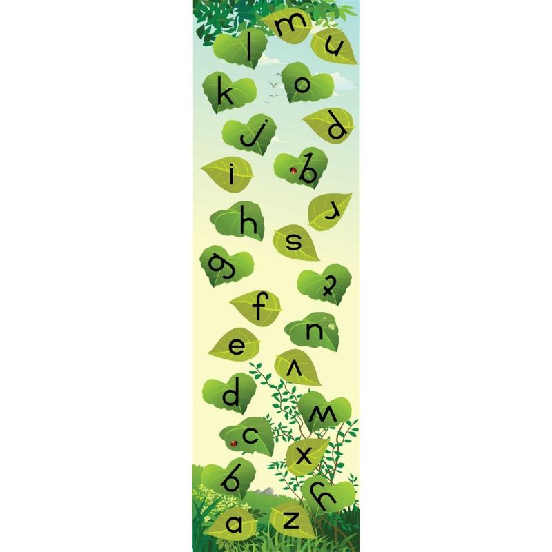 PVC Mat - Alphabet (Leaves) / Alfabet Blare in Tube
