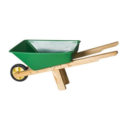 Wheelbarrow - Wood Frame Plastic Bucket