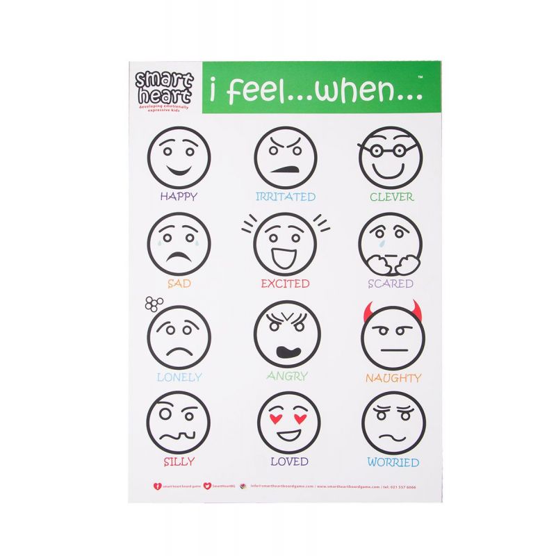 Smart Heart Chart A3 - Feelings (Junior)