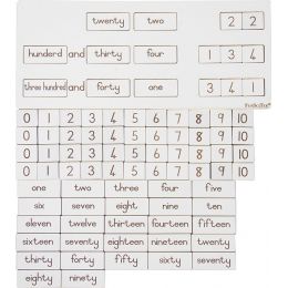 Number Word Puzzle (1-199) - Gr2 - wood