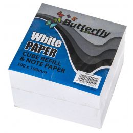 Memo Cube Refill & Note Paper - White (500 sheets)