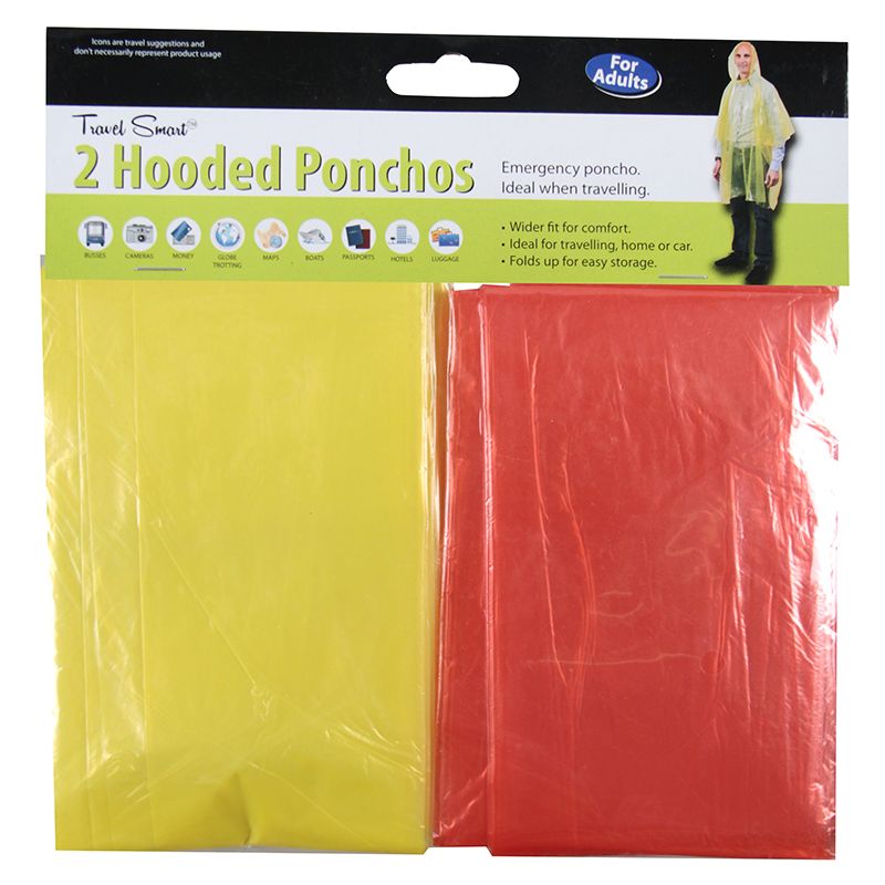 Rain Poncho (2pc) - Adult