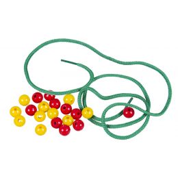 Threading Beads Small (30pc) & 1 laces