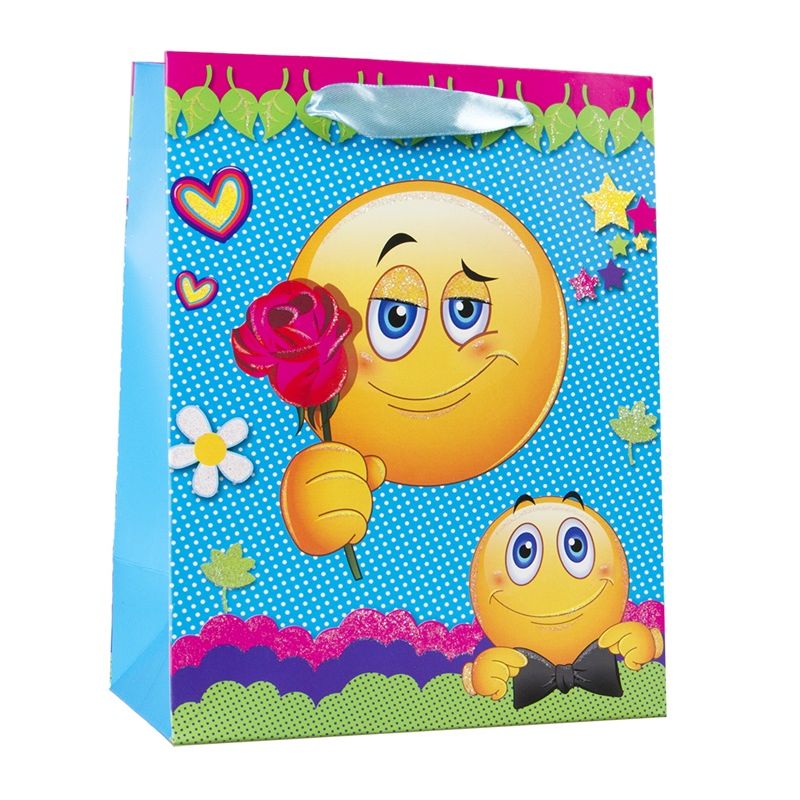 Gift Bag - Assorted Emoji (Medium) ~18x23cm