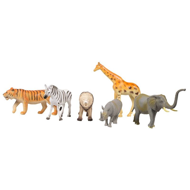 Wild Animals - Large(3pc) + XL(3pc) - Assorted