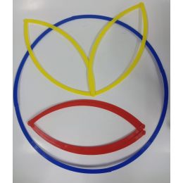 Sorting Circles / Rings ~50cm (3 colour, 3pc) Large