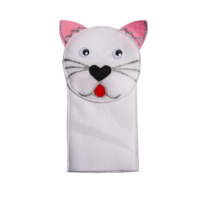 Hand Puppet Open Mouth - Cat