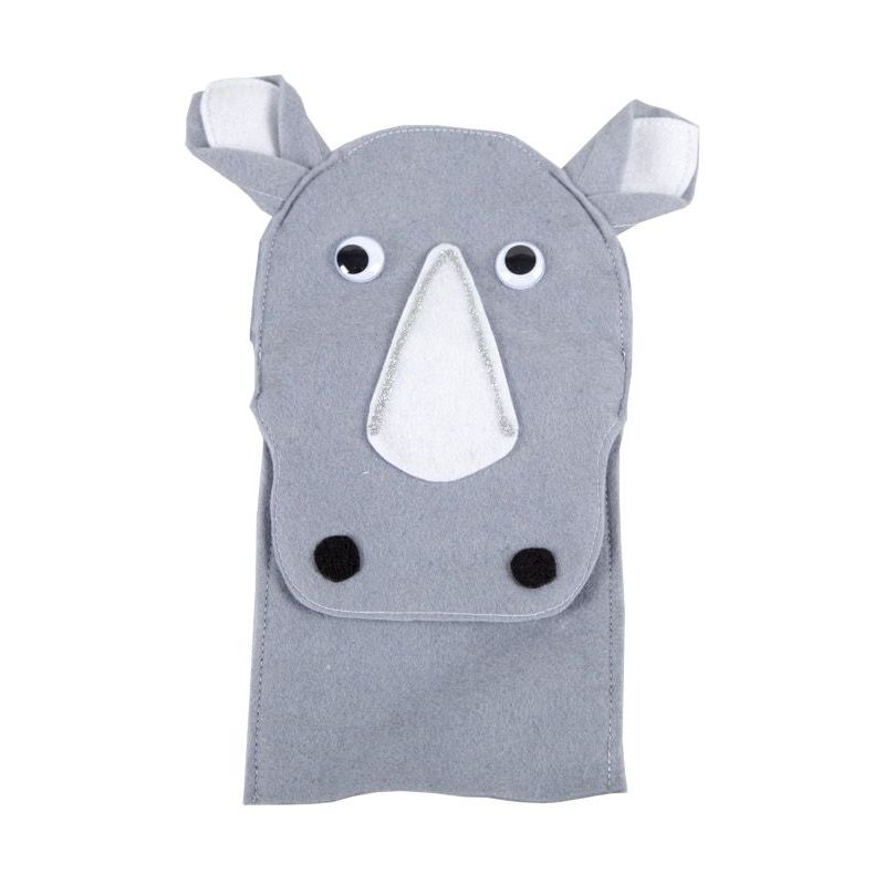 Hand Puppet Open Mouth - Rhino