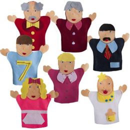 Hand Puppet Glove Set - Family (7pc) - Western