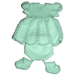 Doll Clothes - Crochet Dress with Panty - Assorted