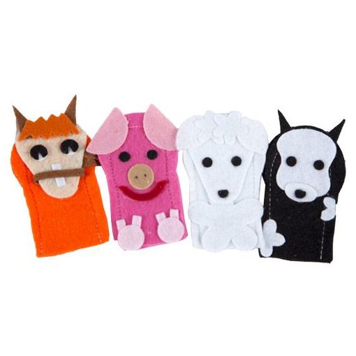 Finger Puppets - Farm Animals (4pc)