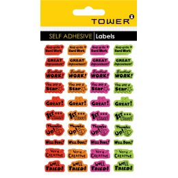 Stickers - Teachers Recognition - 16mm (200pc) Variety - English