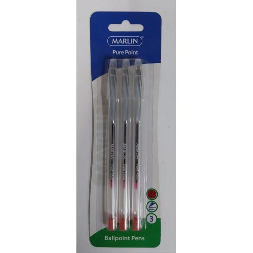 Pen- Marlin Pure Point - Medium (3pc) - Red