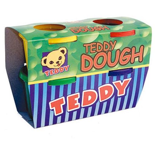 Dough - Teddy Primary Play Kit (4x100g)