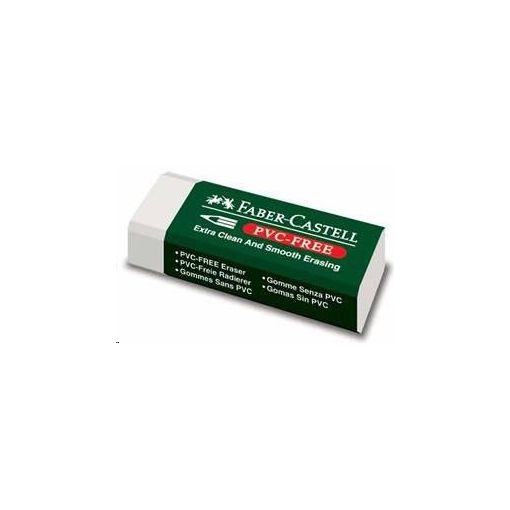 Eraser - 62x22x12mm (20pc) PVC Free - FaberCastell