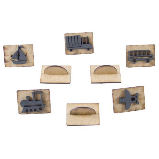 Stamp (Sponge) - Transport (8pc)