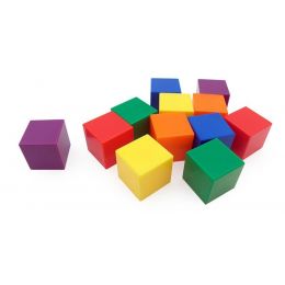Cubes - Hollow 2.54cm (6 colour, 36pc)