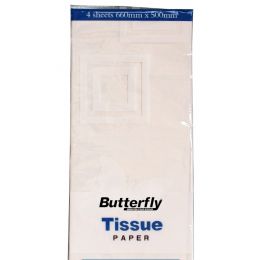 Tissue Paper (4 Sheets) - WHITE ( T20 )
