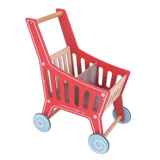 Wooden - Supermarket Trolley - BIGJIGS