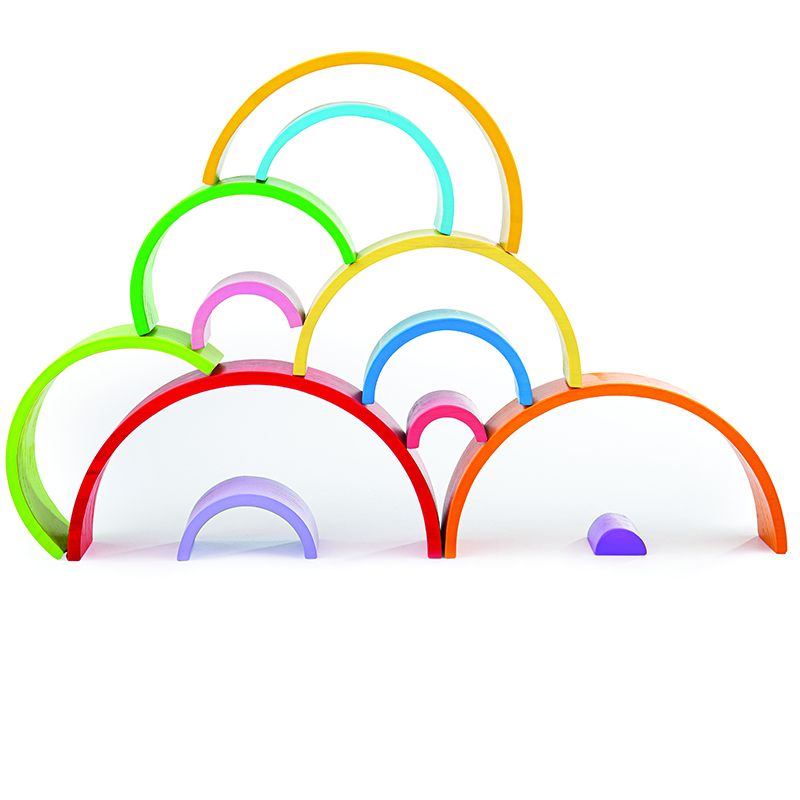 Wooden Stacking Rainbow Large BIGJIGS