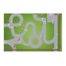 Play Mat - Street w Printed Road Signs (0.98x1.5m) in Tube