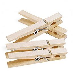 Pegs - Natural Wood 70mm (20pc)