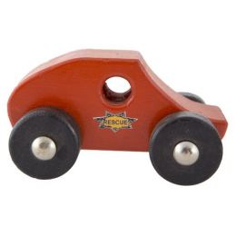 Wooden Coloured Car - Rescue - Deluxe