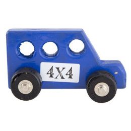 Wooden Coloured Car - 4x4 - Small