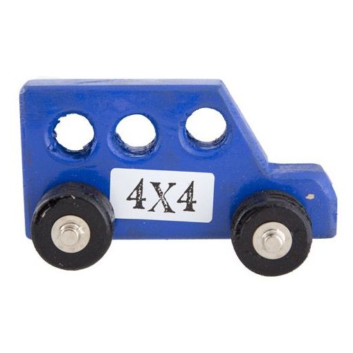 Wooden Coloured Car - 4x4 - Small