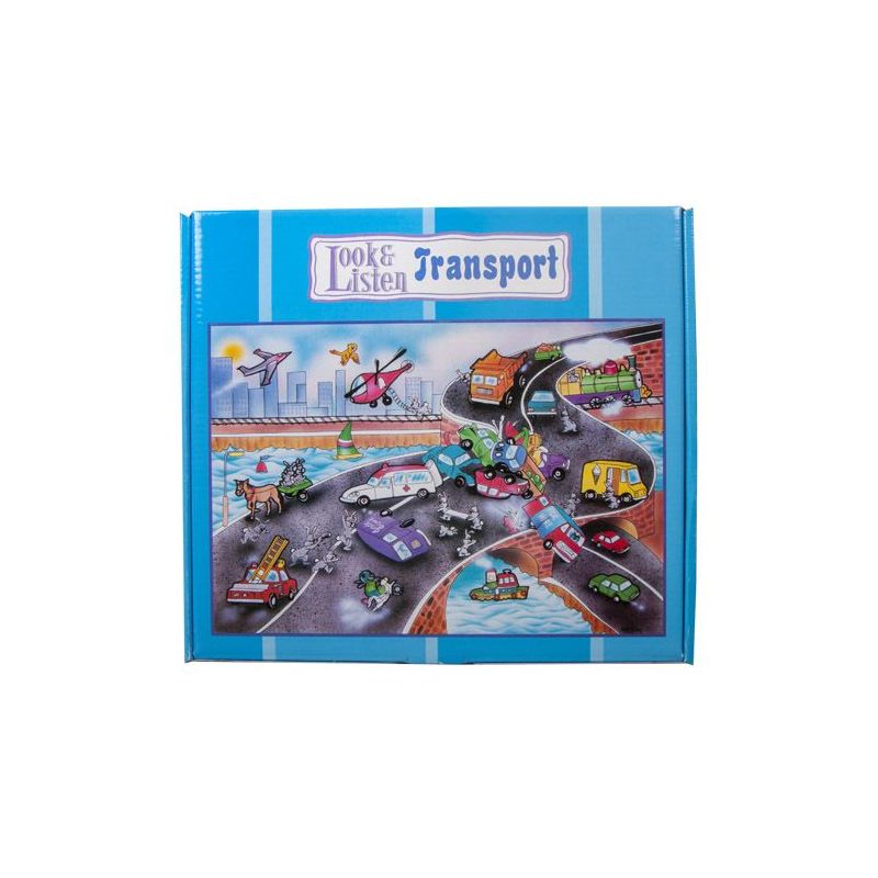 Puzzle - Look n Listen - Transport 24pc + CD