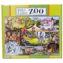 Puzzle - Look n Listen - Zoo 17pc + CD