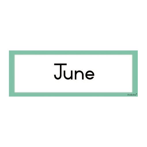 Flash Cards - Months Of The Year (12pc)