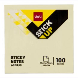 Sticky Notes 76x76mm 100 sheets YELLOW - Deli
